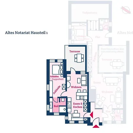 Altes Notariat Hausteil 1 * Wyk auf Föhr